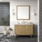 James Martin Vanities Laurent 48in Single Vanity, Light Natural Oak w/ 3 CM Carrara Marble Top 545-V48-LNO-3CAR - alternate 5